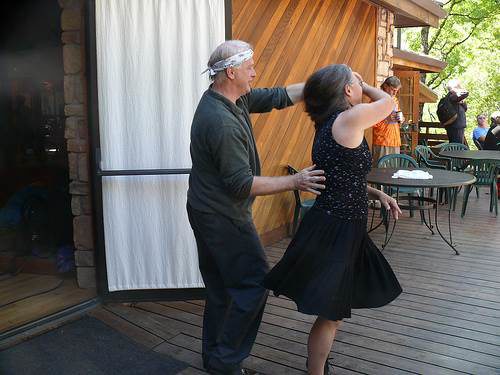 dance twirl/ alert button
